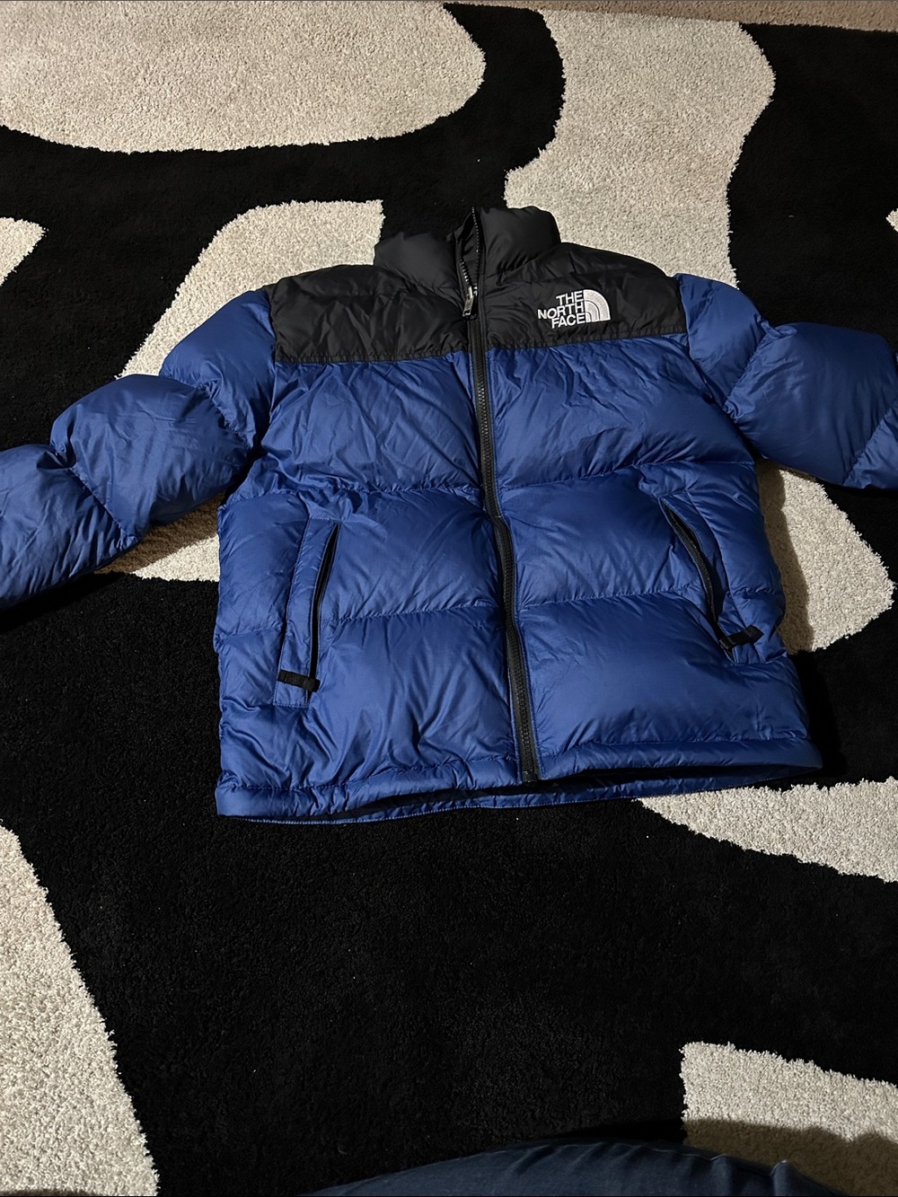 The North Face Boy’s Blue and Black Puffer Jacket